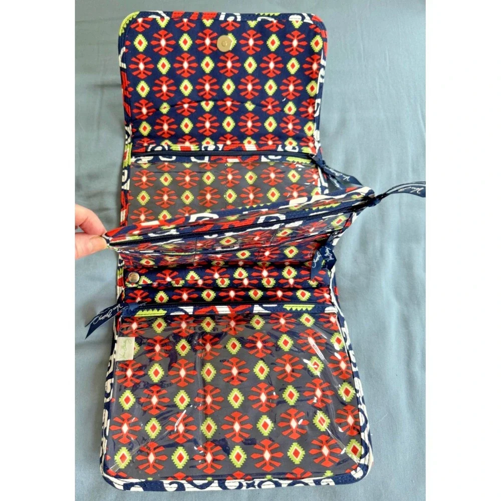 Vera Bradley Travel Jewelry Case Folio Book in the Sun‎ Valley pattern